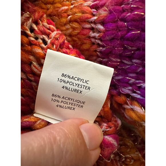 Ramy Brook Women's Darla Space Dye One Shoulder Dress - Size Medium Cozy Chic - Picture 5 of 8